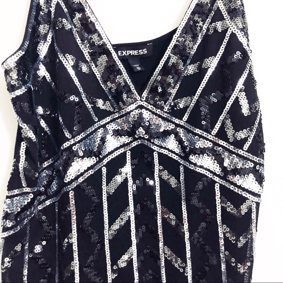EXPRESS// tribal sequined top - Picture 2 of 4